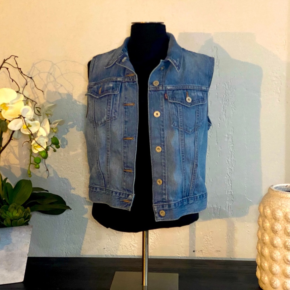 Levi Vest denim size L